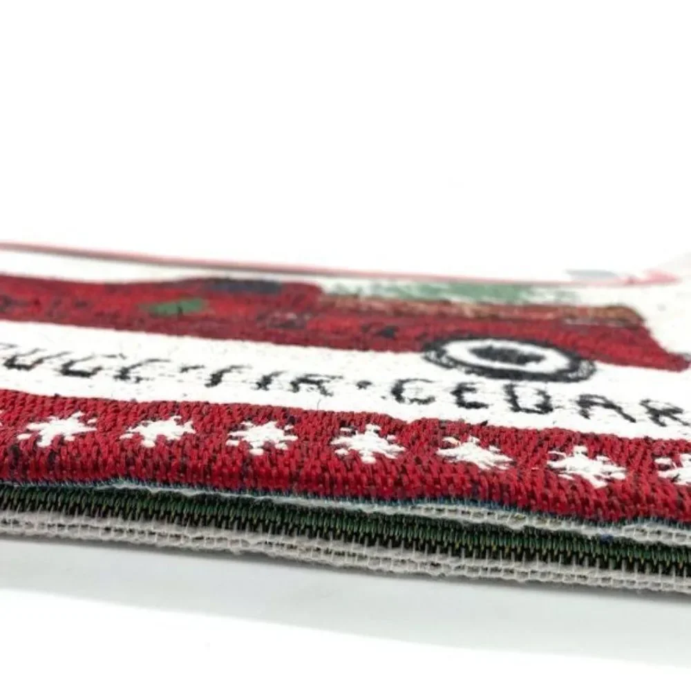 Christmas Red Truck Table Runner New